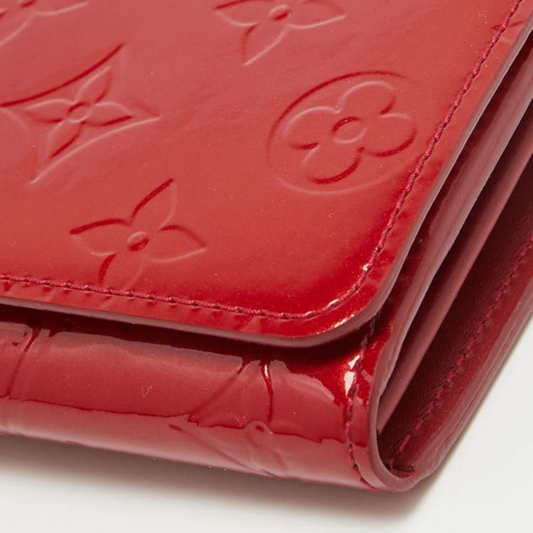 Pre Owned Louis Vuitton Pomme D'Amour Monogram Vernis Chaine Wallet