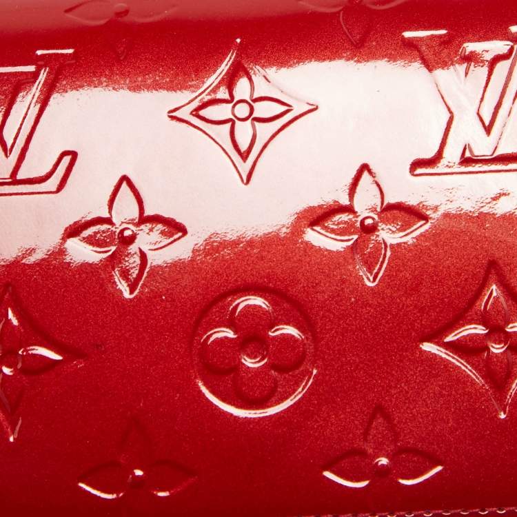 Pre Owned Louis Vuitton Pomme D'Amour Monogram Vernis Chaine Wallet
