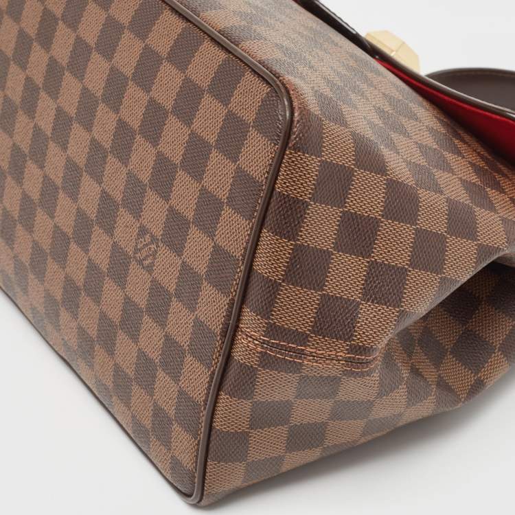 Pre Owned Louis Vuitton Damier Ebene Canvas Bergamo MM Bag