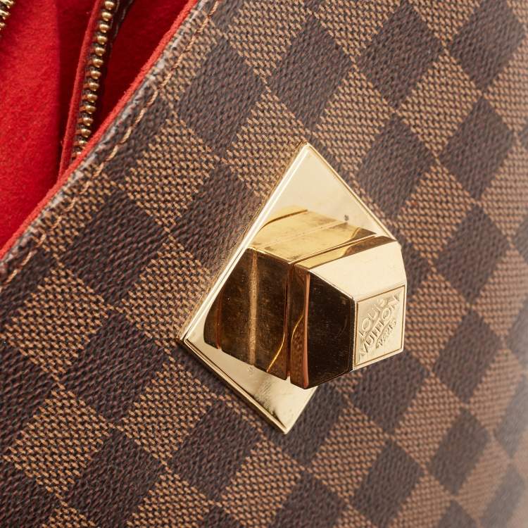 Pre Owned Louis Vuitton Damier Ebene Canvas Bergamo MM Bag
