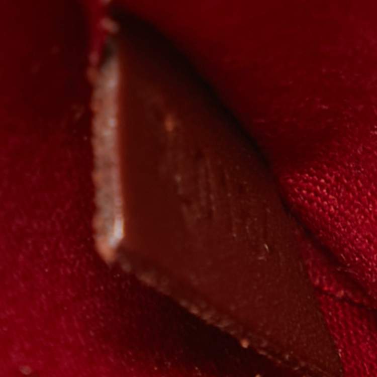 Pre Owned Louis Vuitton Red Monogram Vernis Alma MM Bag