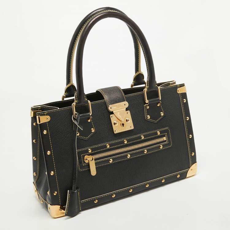 Pre Owned Louis Vuitton Black Suhali Leather Le Fabuleux Bag