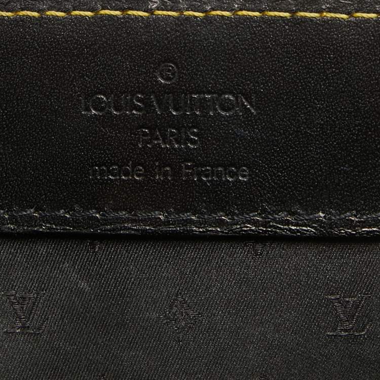 Pre Owned Louis Vuitton Black Suhali Leather Le Fabuleux Bag