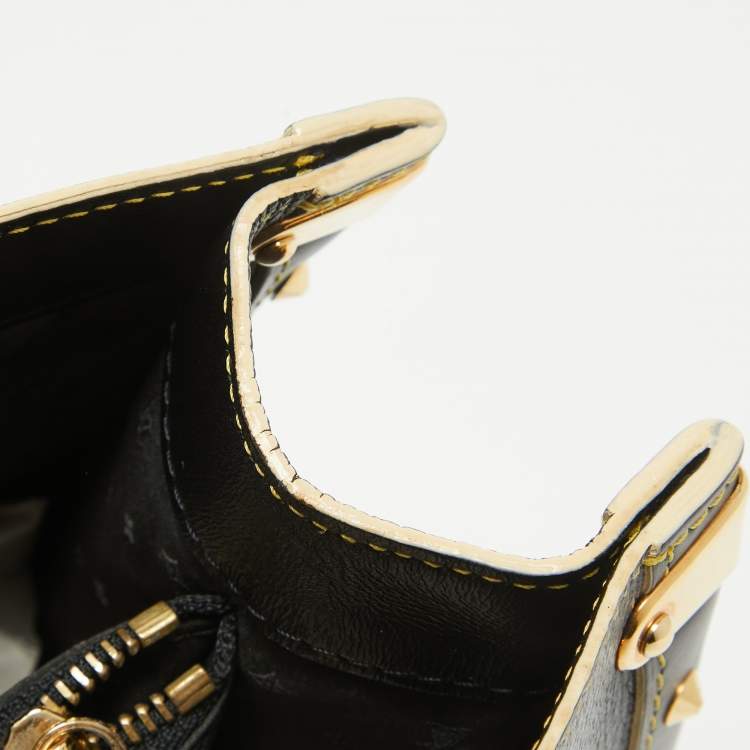 Pre Owned Louis Vuitton Black Suhali Leather Le Fabuleux Bag