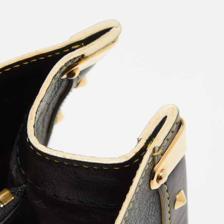 Pre Owned Louis Vuitton Black Suhali Leather Le Fabuleux Bag