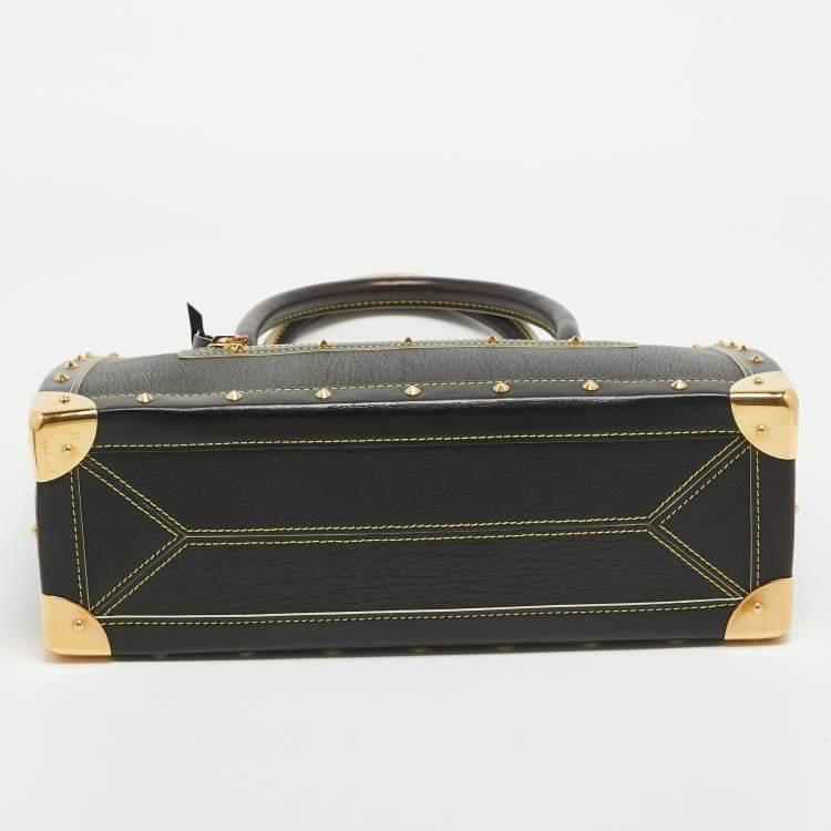 Pre Owned Louis Vuitton Black Suhali Leather Le Fabuleux Bag
