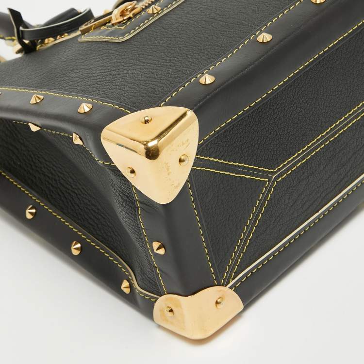 Pre Owned Louis Vuitton Black Suhali Leather Le Fabuleux Bag