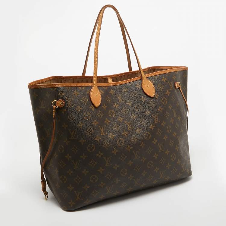 Pre Owned Louis Vuitton Monogram Canvas Neverfull GM Bag