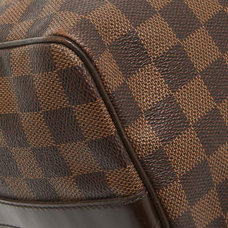 Pre Owned Louis Vuitton Damier Ebene Canvas Speedy Bandouliere 30 Bag