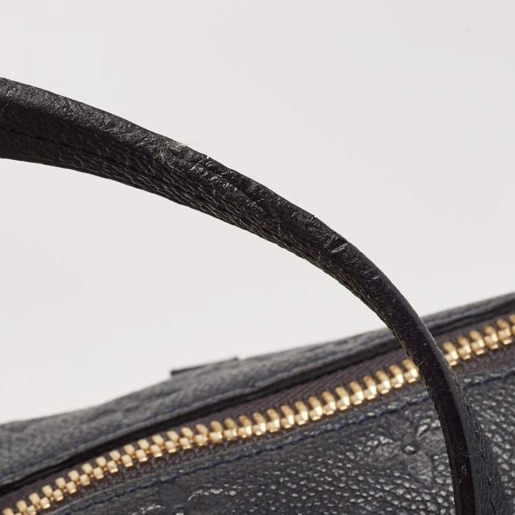 Pre Owned Louis Vuitton Blue Infini Monogram Empreinte Leather Lumineuse GM Bag