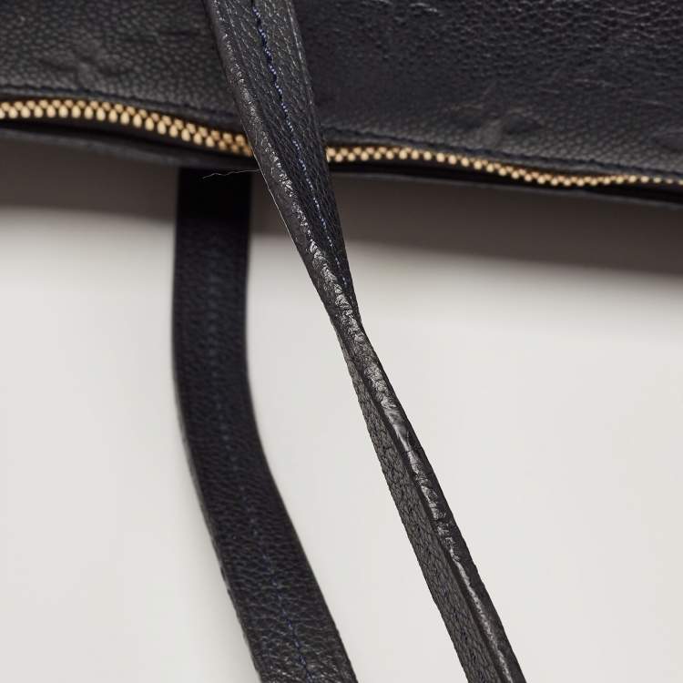 Pre Owned Louis Vuitton Blue Infini Monogram Empreinte Leather Lumineuse GM Bag