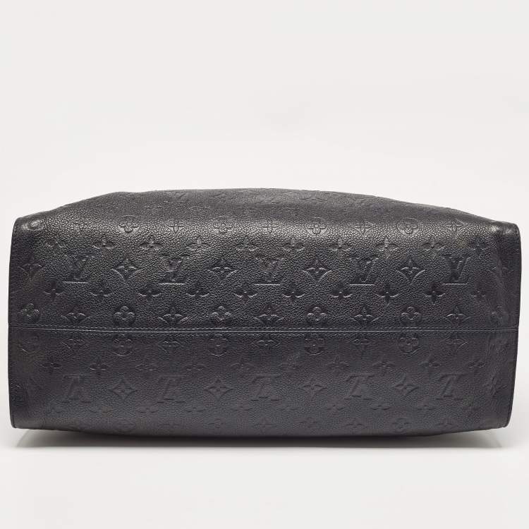 Pre Owned Louis Vuitton Blue Infini Monogram Empreinte Leather Lumineuse GM Bag