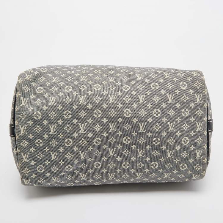 Pre Owned Louis Vuitton Encre Monogram Idylle Canvas Speedy Bandouliere 30 Bag