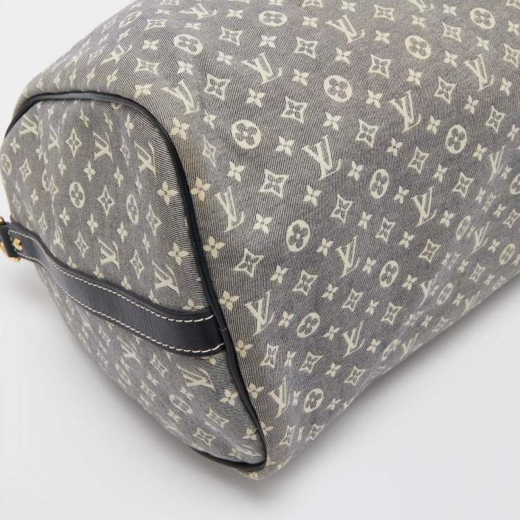 Pre Owned Louis Vuitton Encre Monogram Idylle Canvas Speedy Bandouliere 30 Bag