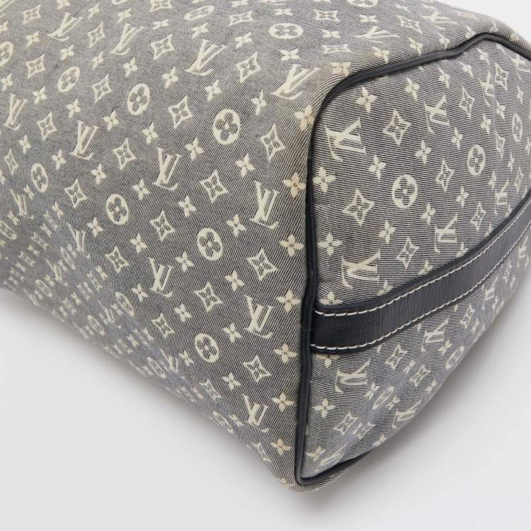 Pre Owned Louis Vuitton Encre Monogram Idylle Canvas Speedy Bandouliere 30 Bag