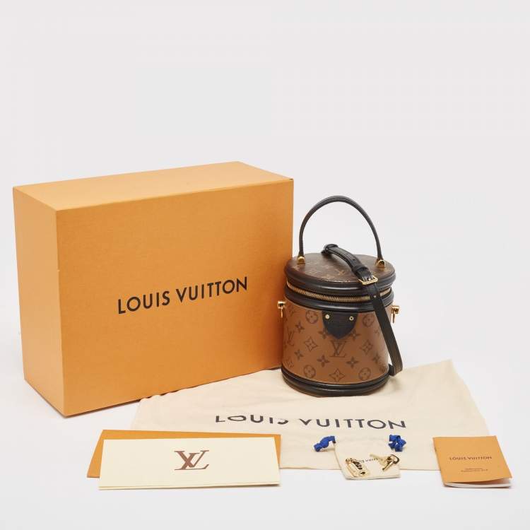 Pre Owned Louis Vuitton Monogram Reverse Canvas Cannes Bag