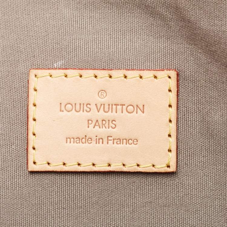 Pre Owned Louis Vuitton Vert Olive Monogram Vernis Leather Alma GM Bag