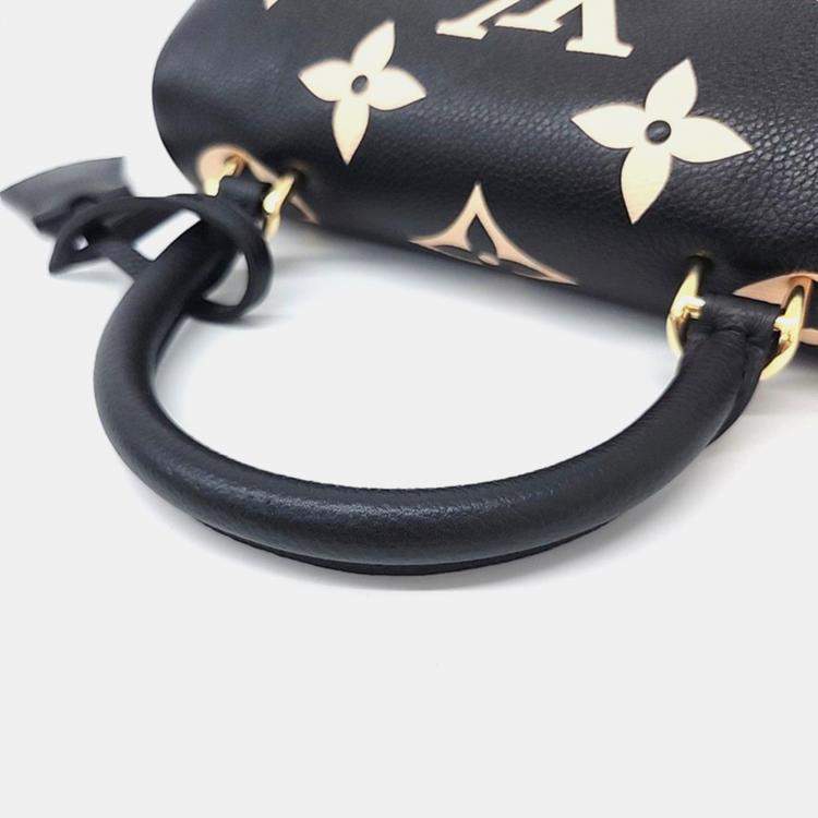 Pre Owned Louis Vuitton Black Bicolor Giant Empreinte Leather Madeleine BB Shoulder Bag