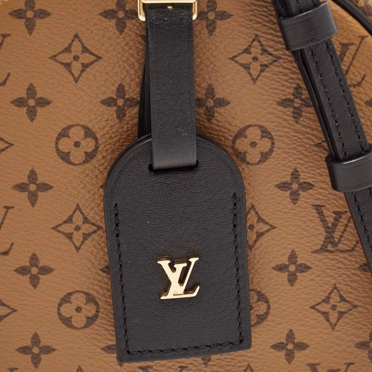 Pre Owned Louis Vuitton Monogram Reverse Canvas Petite Boite Chapeau Bag