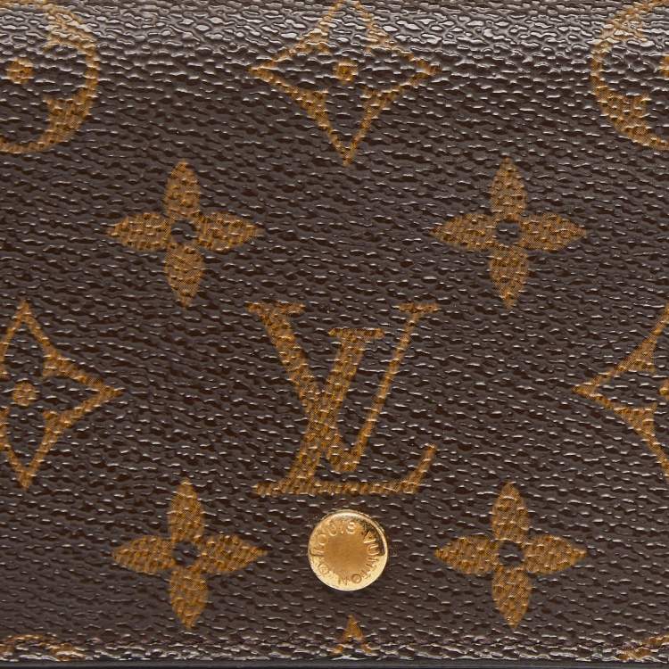 Pre Owned Louis Vuitton Monogram Canvas Porte Monnaie Billets Tresor Wallet