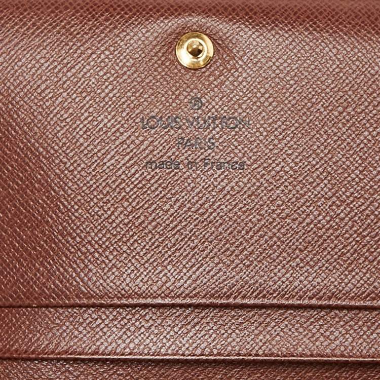 Pre Owned Louis Vuitton Monogram Canvas Porte Monnaie Billets Tresor Wallet