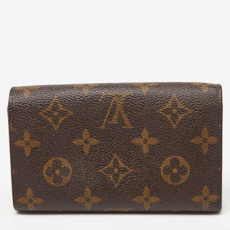 Pre Owned Louis Vuitton Monogram Canvas Porte Monnaie Billets Tresor Wallet