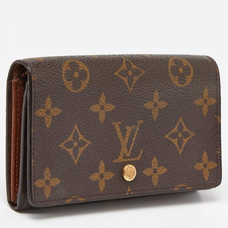 Pre Owned Louis Vuitton Monogram Canvas Porte Monnaie Billets Tresor Wallet