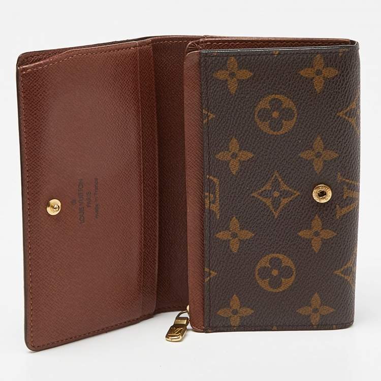 Pre Owned Louis Vuitton Monogram Canvas Porte Monnaie Billets Tresor Wallet
