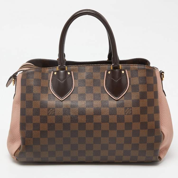 Pre Owned Louis Vuitton Damier Ebene Canvas and Leather Normandy Bag