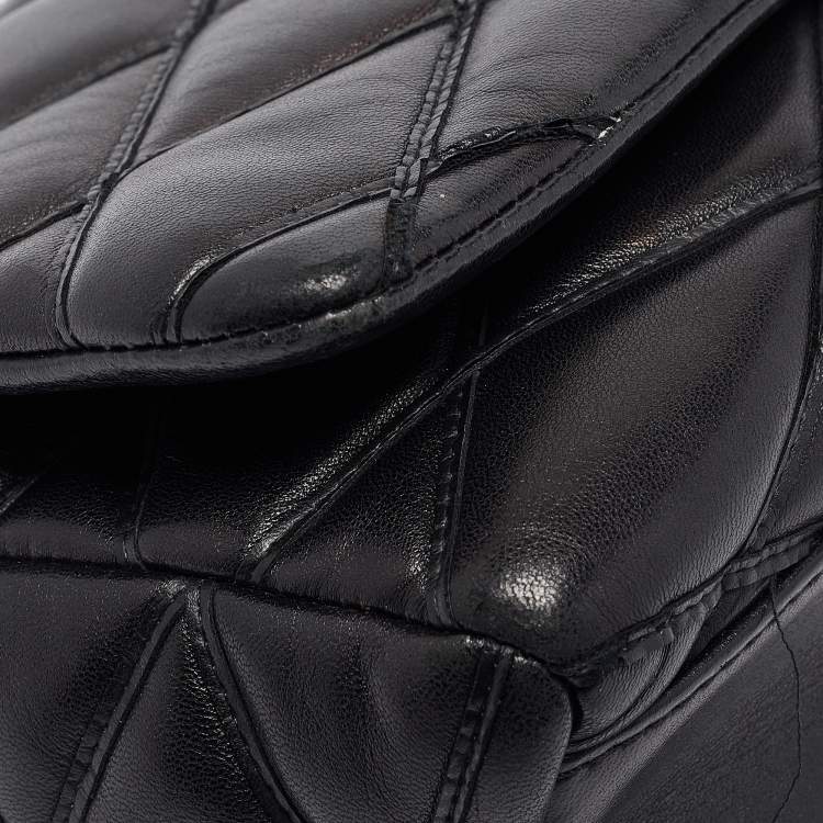 Pre Owned Louis Vuitton Black Malletage Leather GO-14 PM Bag