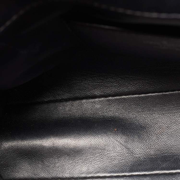 Pre Owned Louis Vuitton Black Malletage Leather GO-14 PM Bag