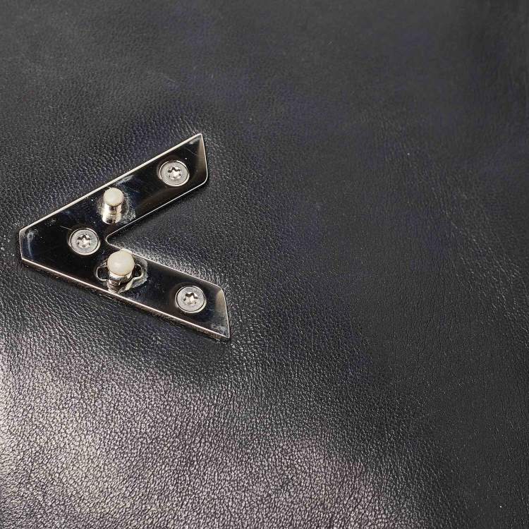 Pre Owned Louis Vuitton Black Malletage Leather GO-14 PM Bag