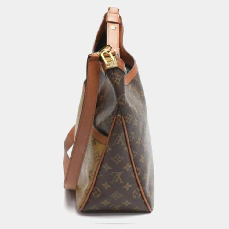 Pre Owned Louis Vuitton Monogram Reverse Hobo Dauphine MM Shoulder Bag 