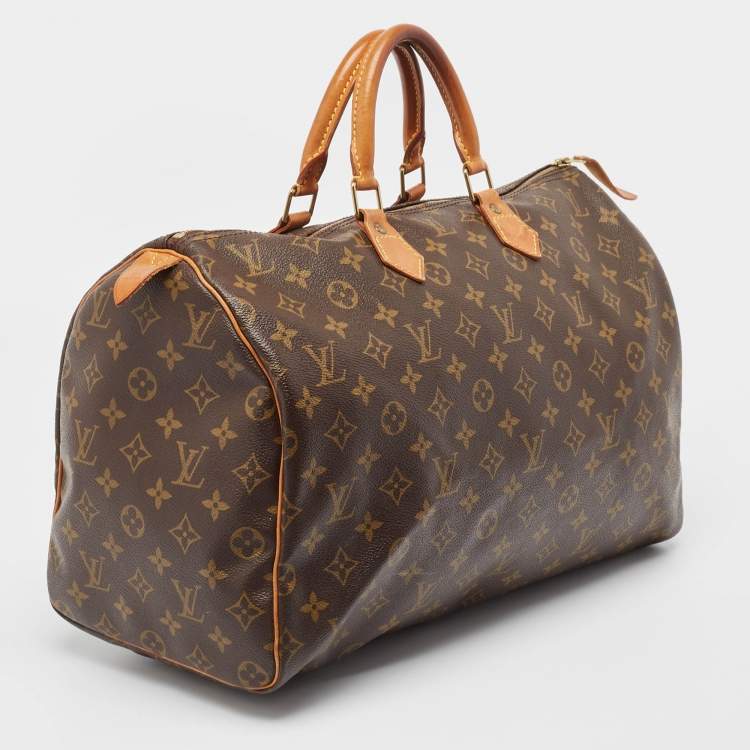 Pre Owned Louis Vuitton Louis Vuitton Monogram Canvas Speedy 40 Bag