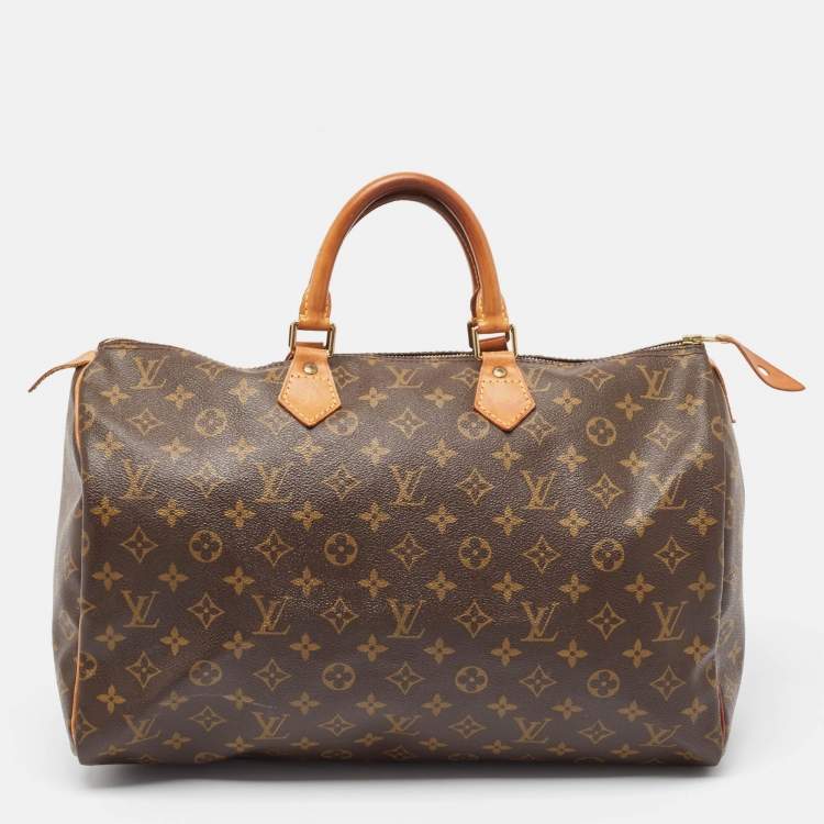 Pre Owned Louis Vuitton Louis Vuitton Monogram Canvas Speedy 40 Bag