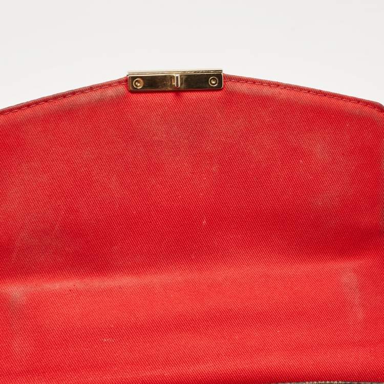 Pre Owned Louis Vuitton Damier Ebene Canvas Croisette Bag