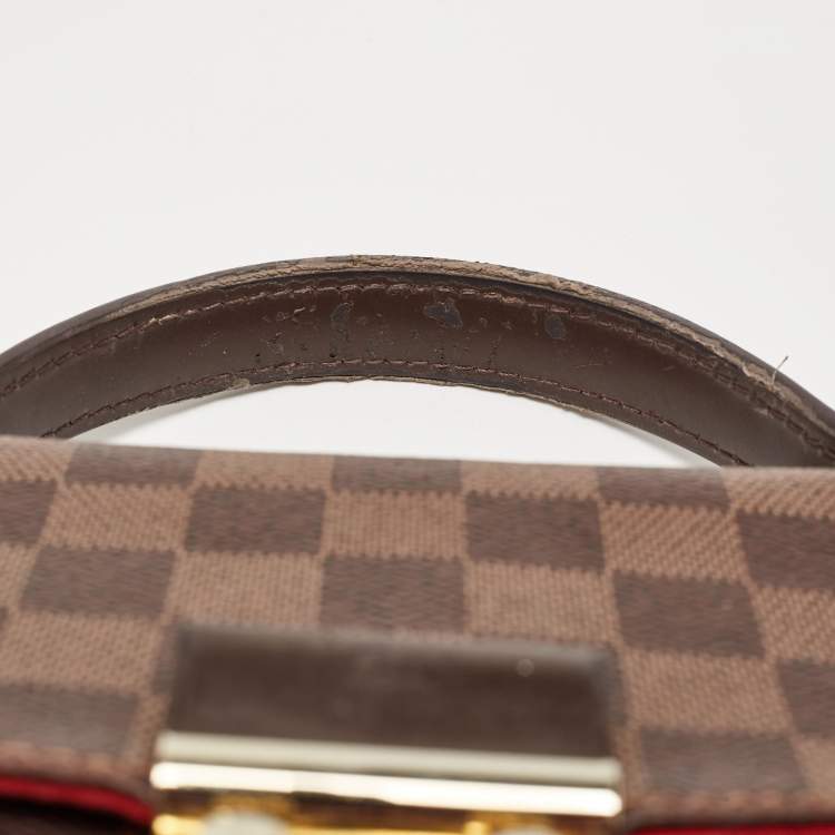 Pre Owned Louis Vuitton Damier Ebene Canvas Croisette Bag