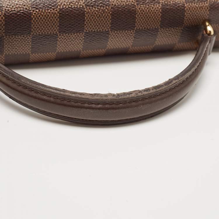 Pre Owned Louis Vuitton Damier Ebene Canvas Croisette Bag