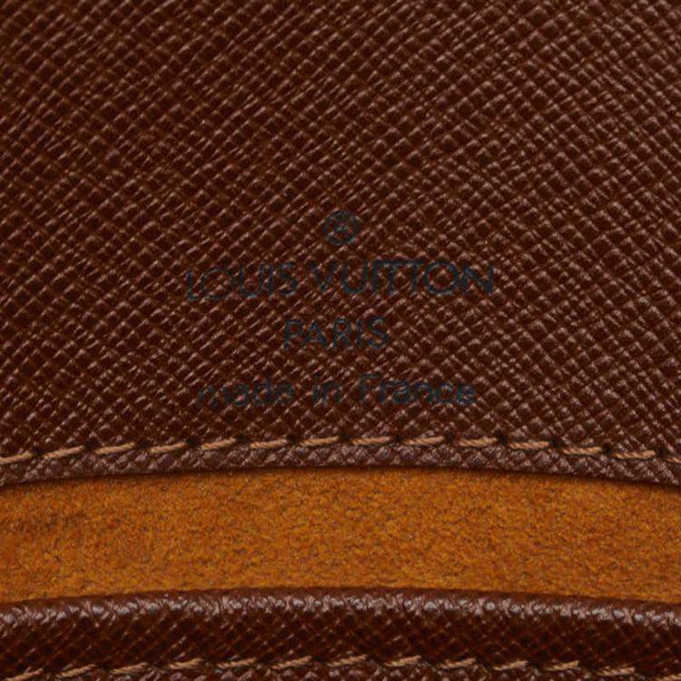 Pre Owned Louis Vuitton Brown Canvas Monogram Musette Tango Short Strap Shoulder Bags