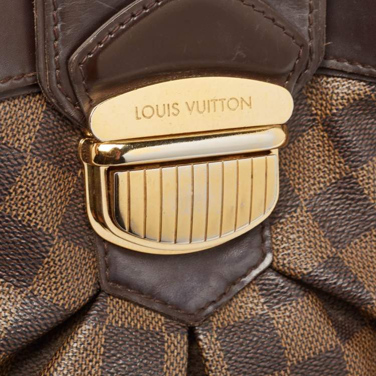 Pre Owned Louis Vuitton Damier Ebene Canvas Sistina MM Bag