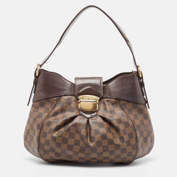 Pre Owned Louis Vuitton Damier Ebene Canvas Sistina MM Bag