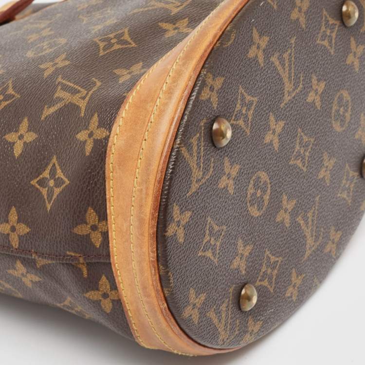Pre Owned Louis Vuitton Monogram Canvas Petit Bucket Bag