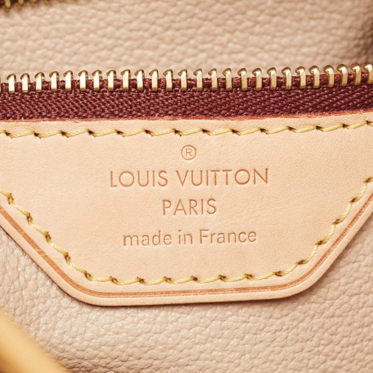 Pre Owned Louis Vuitton Monogram Canvas Petit Bucket Bag