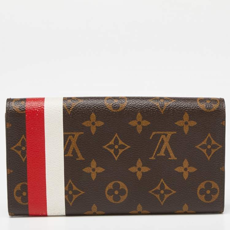 Pre Owned Louis Vuitton Monogram Canvas Limited Edition Groom Sarah Wallet