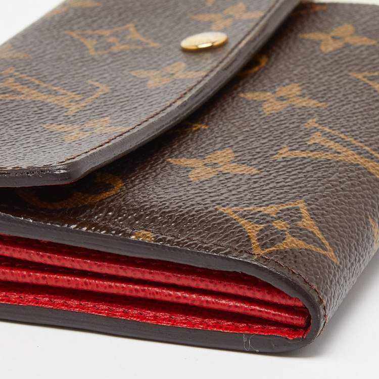 Pre Owned Louis Vuitton Monogram Canvas Limited Edition Groom Sarah Wallet