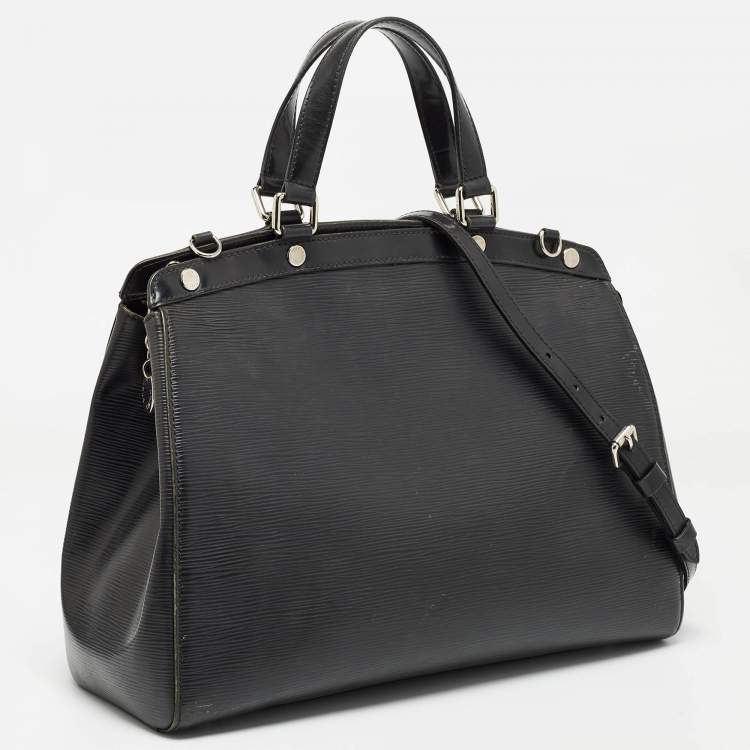 Pre Owned Louis Vuitton Black Epi Leather Brea GM Bag
