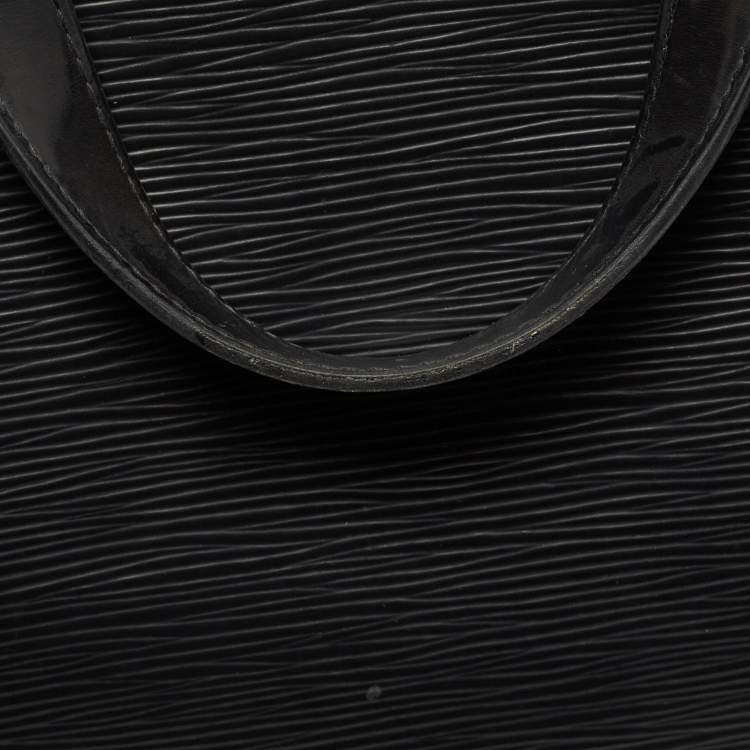 Pre Owned Louis Vuitton Black Epi Leather Brea GM Bag
