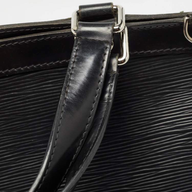 Pre Owned Louis Vuitton Black Epi Leather Brea GM Bag