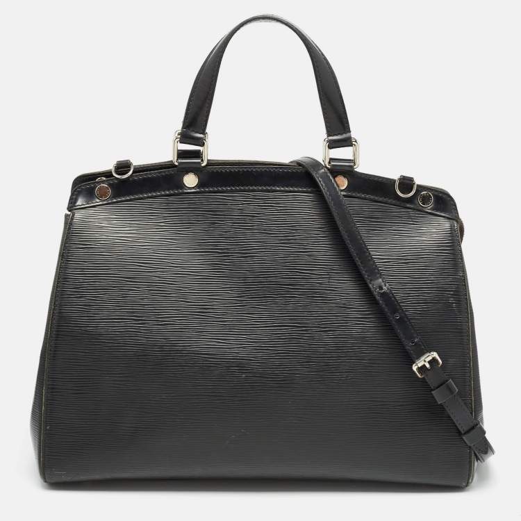 Pre Owned Louis Vuitton Black Epi Leather Brea GM Bag