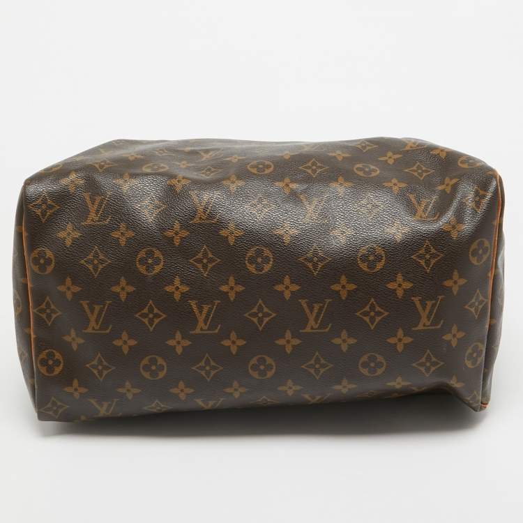 Pre Owned Louis Vuitton Monogram Canvas Speedy 35 Bag